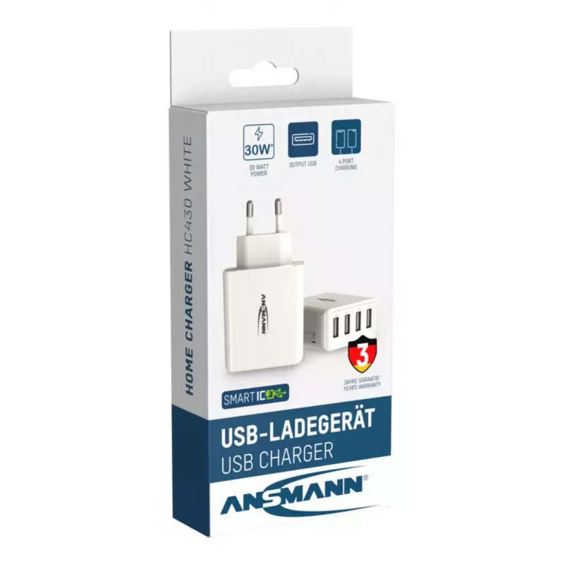 Charger Ansmann HC430 Universal White AC Indoor