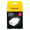Indoor Charger Intenso POWER ADAPTER 2XUSB-A/7802412 Universal White AC