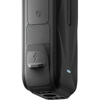 Port cover for Insta360 X5 — All-Weather USB Charging Cover, Black, 26.2×15.1×9.5 mm