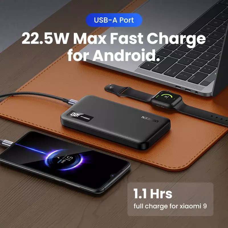 Ugreen 25742 power bank Lithium-Ion (Li-Ion) 10000 mAh Black