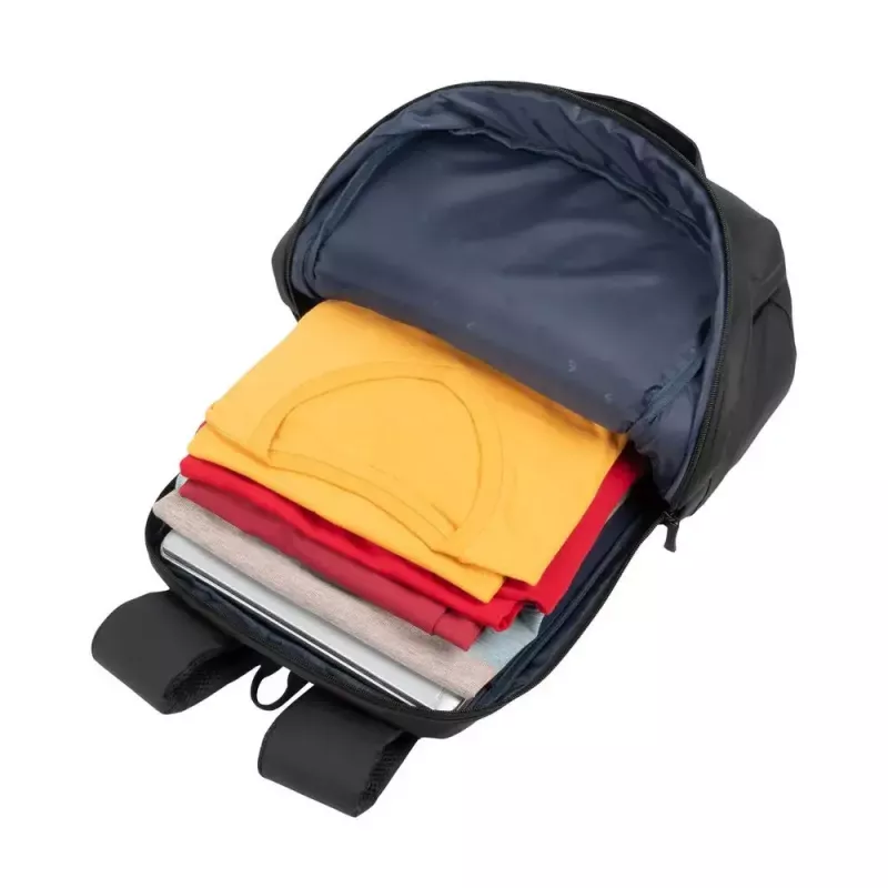 Casual backpack Rivacase Tegel Black Polyester Urban style