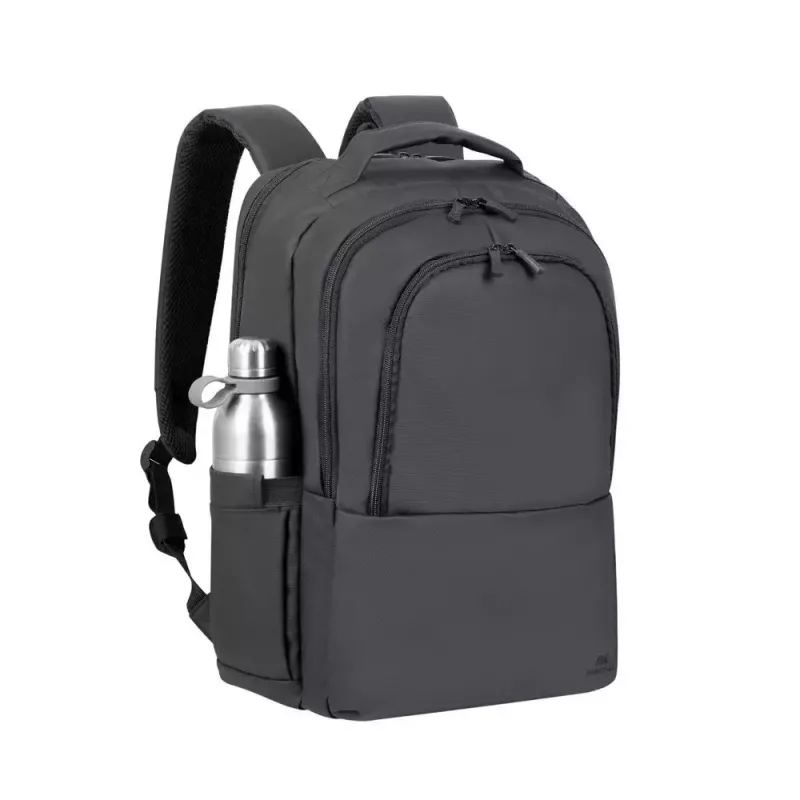 Casual backpack Rivacase Tegel Black Polyester Urban style