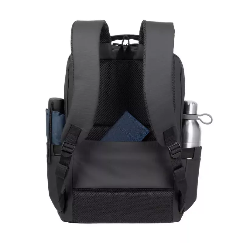 Casual backpack Rivacase Tegel Black Polyester Urban style