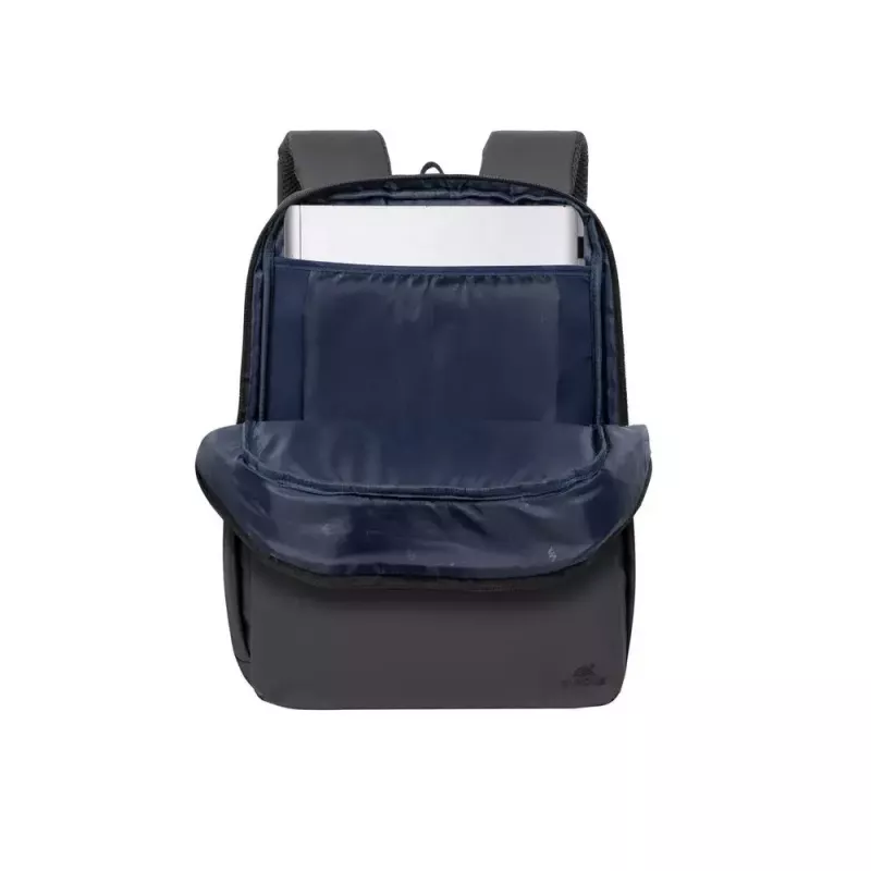 Casual backpack Rivacase Tegel Black Polyester Urban style