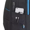 Backpack case Rivacase 7860 for 43.9 cm (17.3 inch) laptops, polyester, black/blue