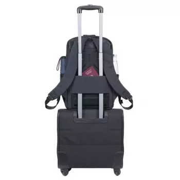 Backpack Rivacase 8365 for 17.3 inch laptops, polyester, black, 850 g