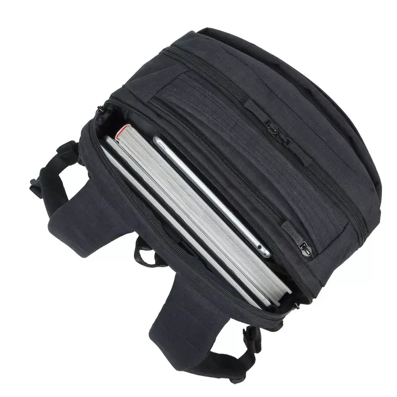 Backpack Rivacase 8365 for 17.3 inch laptops, polyester, black, 850 g