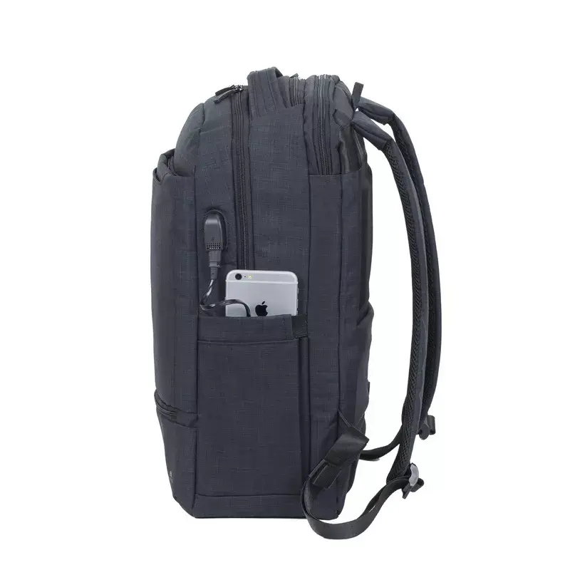 Backpack Rivacase 8365 for 17.3 inch laptops, polyester, black, 850 g