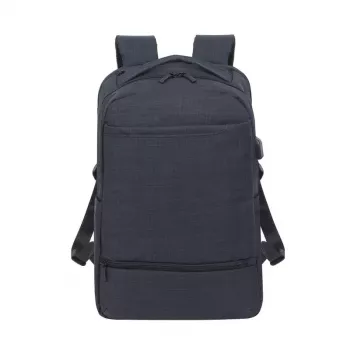 Backpack Rivacase 8365 for 17.3 inch laptops, polyester, black, 850 g