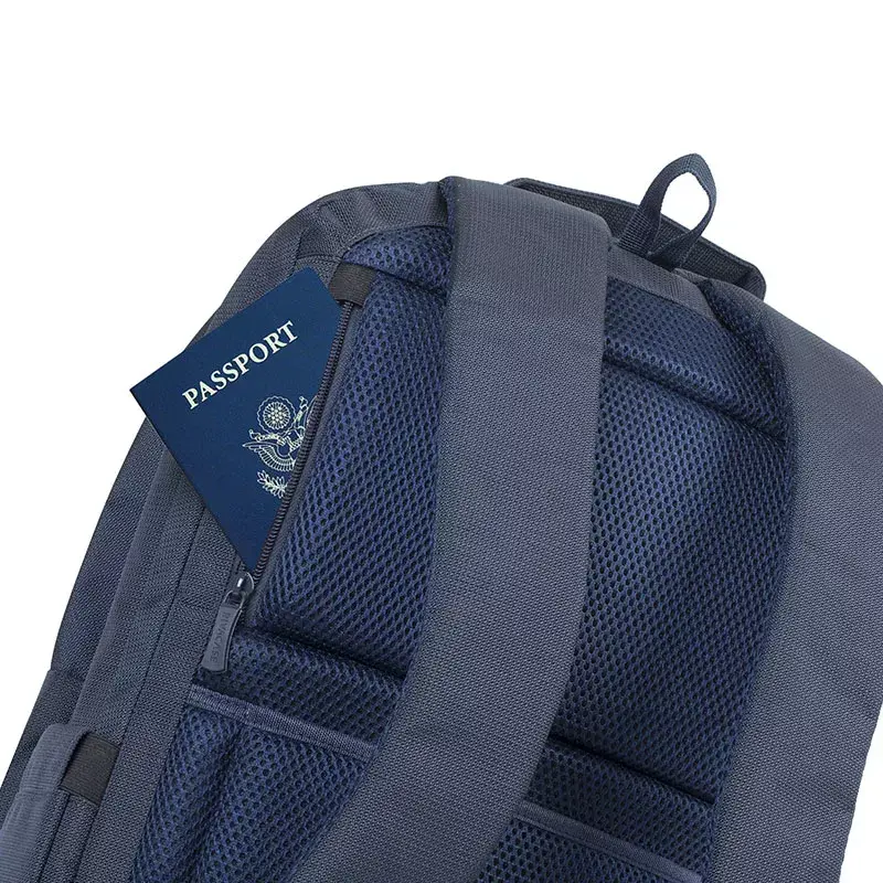 Backpack Rivacase 8460 for 43.9 cm (17.3 inch) laptops, polyester, blue, 717 g