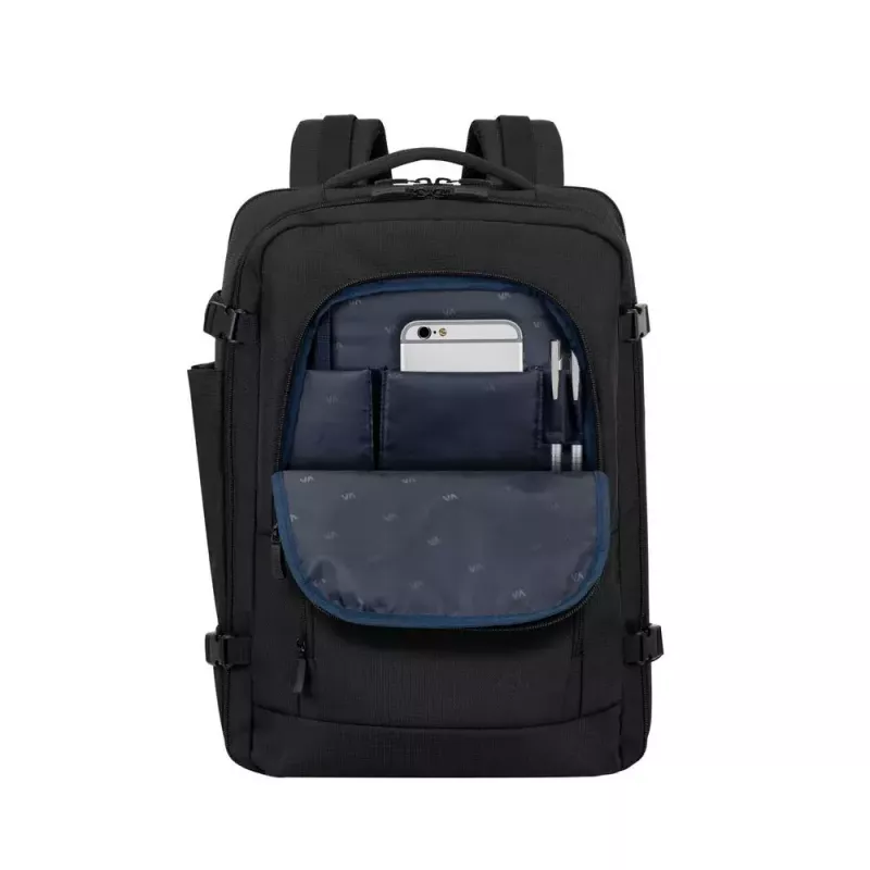 Backpack Rivacase 8461 43.9 cm 17.3 inch Black 2 front pockets