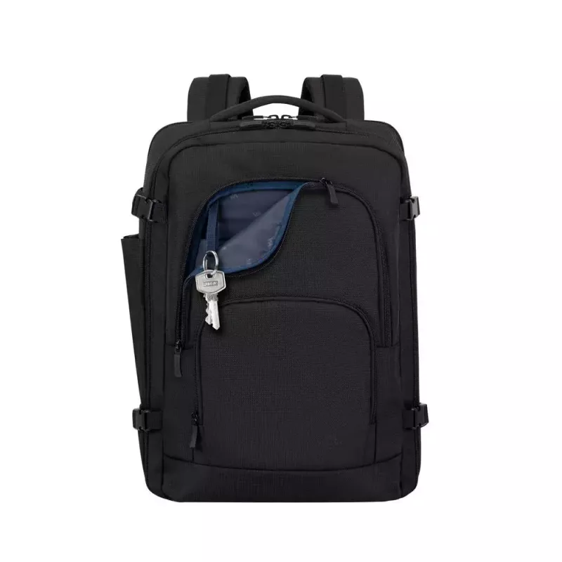 Backpack Rivacase 8461 43.9 cm 17.3 inch Black 2 front pockets