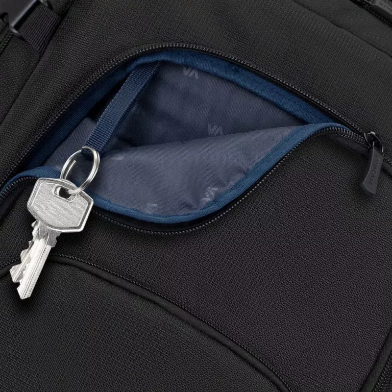 Backpack Rivacase 8461 43.9 cm 17.3 inch Black 2 front pockets