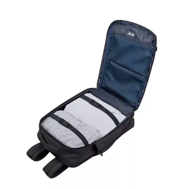 Backpack Rivacase 8461 43.9 cm 17.3 inch Black 2 front pockets