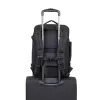 Backpack Rivacase 8461 43.9 cm 17.3 inch Black 2 front pockets