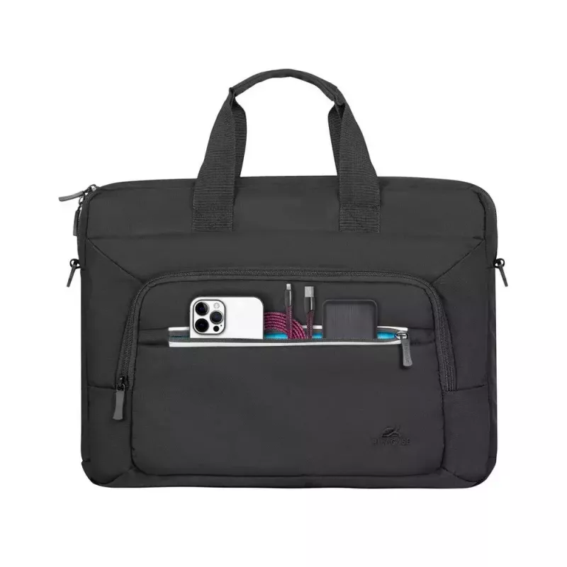 Toploader bag Rivacase 7521 35.6 cm (14 inch) Black
