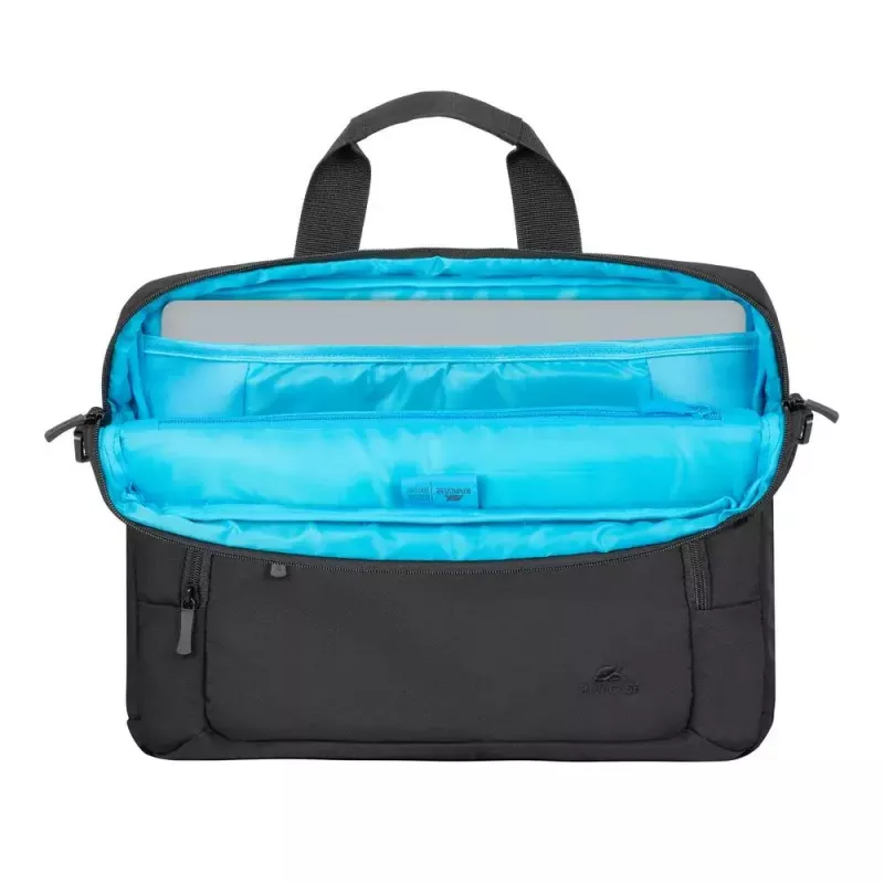 Toploader bag Rivacase 7521 35.6 cm (14 inch) Black