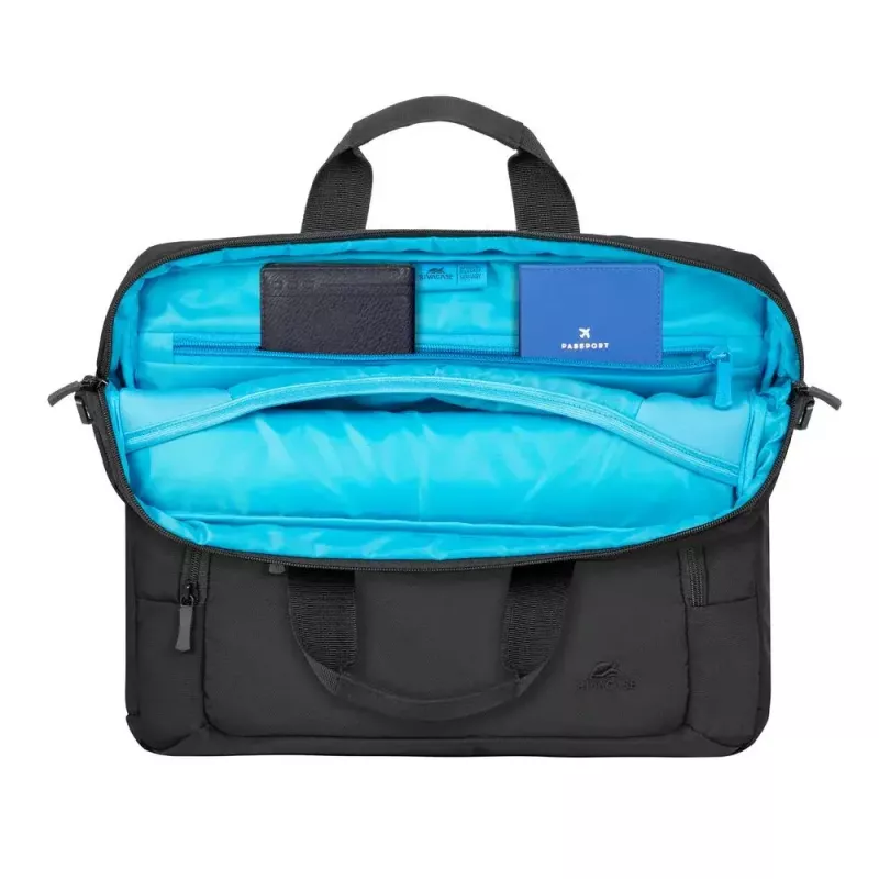 Toploader bag Rivacase 7521 35.6 cm (14 inch) Black