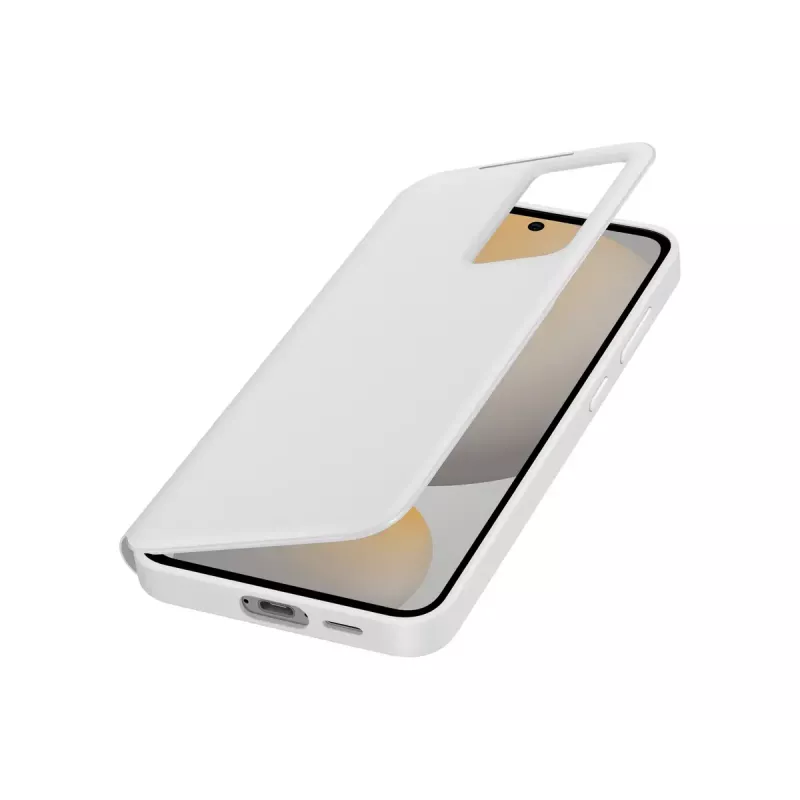 Wallet case Samsung Galaxy S24 FE 6.7 inch White 1 card pocket