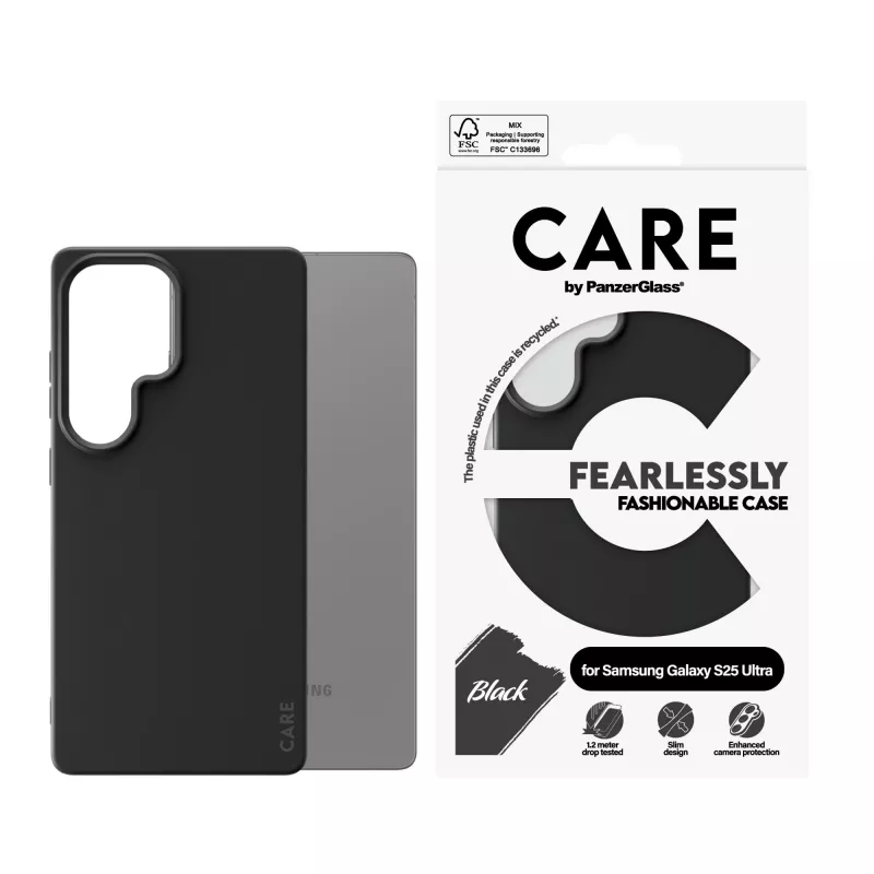 PanzerGlass CARE™ by ® Case Black Samsung Galaxy S25 Ultra