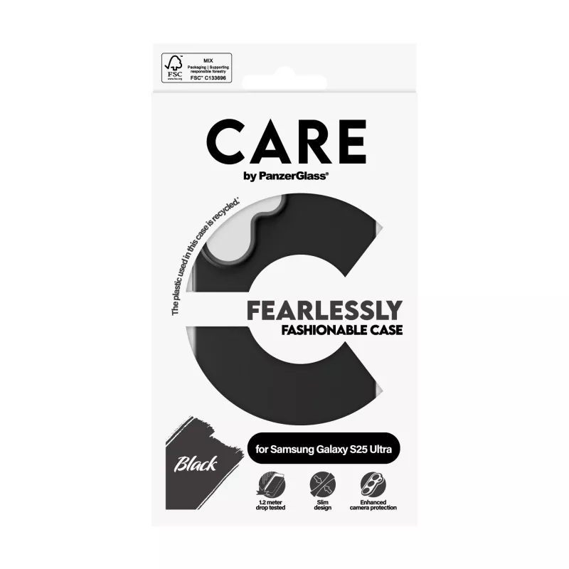 PanzerGlass CARE™ by ® Case Black Samsung Galaxy S25 Ultra