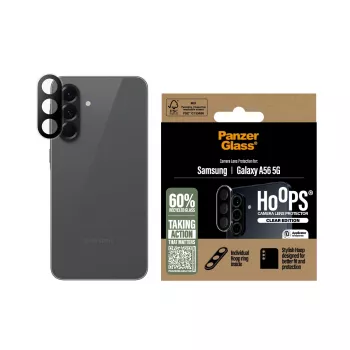 PanzerGlass Hoops Transparent Camera Lens Protector Samsung Galaxy A56 5G Scratch Shock Resistant