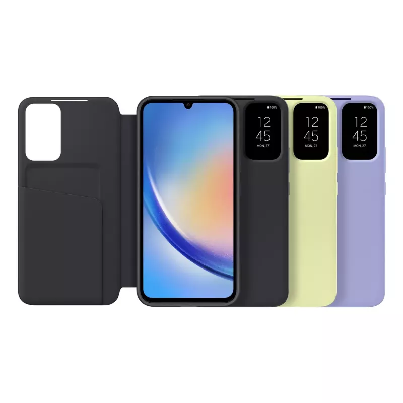 Samsung EF-ZA346 mobile phone case 16.8 cm (6.6 inch) Wallet case Black