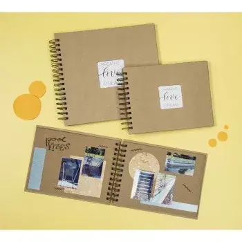 Hama Craft photo album Brown 80 sheets 10 x 15 Spiral binding