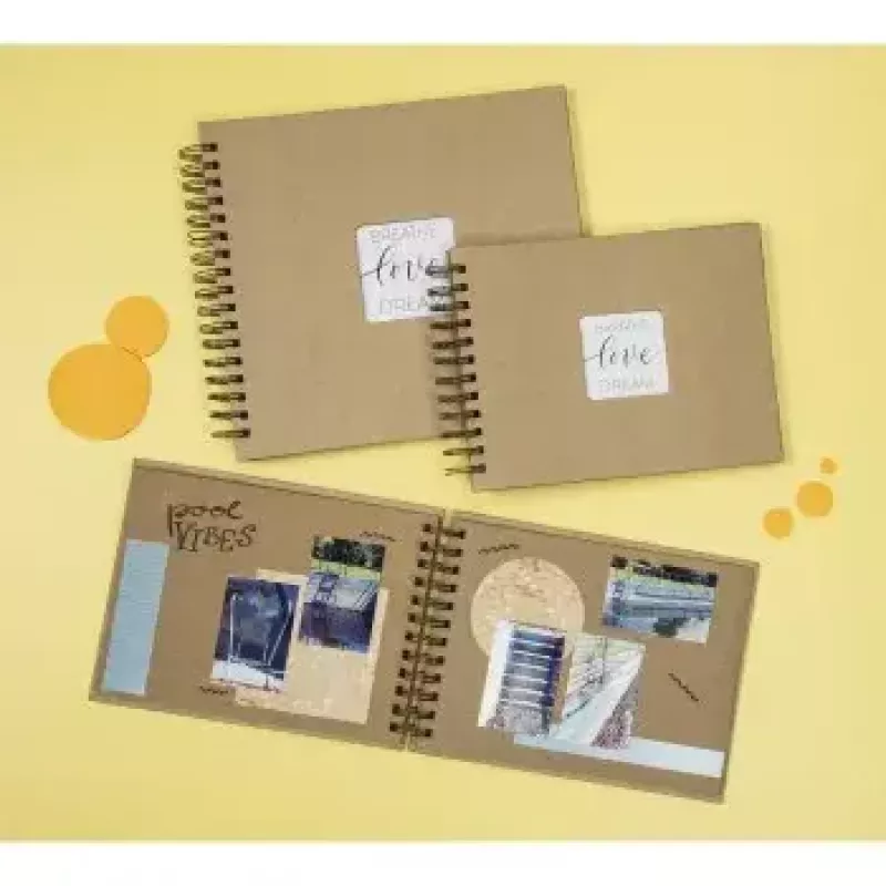 Hama Craft photo album Brown 80 sheets 10 x 15 Spiral binding