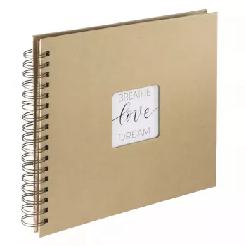 Hama Craft photo album Brown 80 sheets 10 x 15 Spiral binding