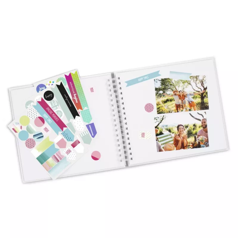Photo Album Hama 00007293 White Spiral Binding 280x240 mm