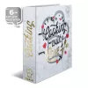 Ring Binder HERMA 19669 A4 D-ring Storage Gold Red White