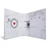 Ring Binder HERMA 19669 A4 D-ring Storage Gold Red White