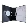 Ring Binder HERMA 19668 A4 Black Gold White D-ring Storage