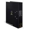 Ring Binder HERMA 19668 A4 Black Gold White D-ring Storage