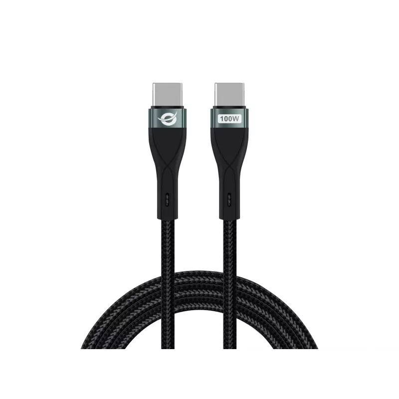 Conceptronic ETTA01B20 USB C-C PD 3.0 100W Fast Charging Cable 2M, 20V 5A, 480Mbps, E-Mark