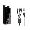 Conceptronic ETTA05B15 USB 3-in-1 PD 3.0 60W Charging Cable 1.5M, 20V 3A, 480Mbps