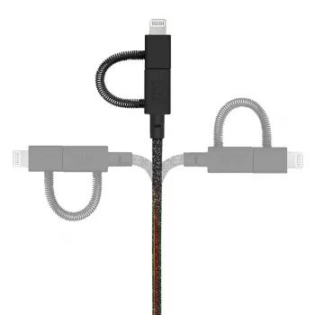 USB Cable Native Union BELT-ULC-CS-BLK-NP 2m USB A USB C/Micro USB A/Lightning Black