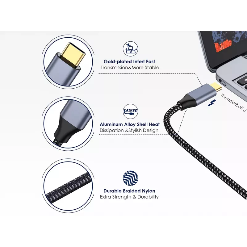 Conceptronic USB-C to HDMI Cable, Male to Male, 4K 60Hz, 2 m, USB Type-C, HDMI, Male, Male, Straight