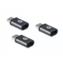 Conceptronic DONN USB-C to Micro USB OTG Adapter 3-Pack