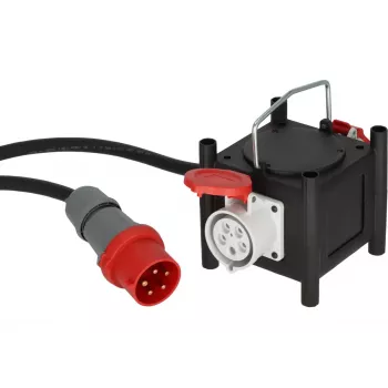Brennenstuhl Power Extension 2m 2 AC Outlet Outdoor Black Red White