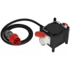 Brennenstuhl Power Extension 2m 2 AC Outlet Outdoor Black Red White