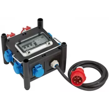 Power Extension Brennenstuhl 1153690200 2m 7 AC Outlets Indoor Black Blue Red