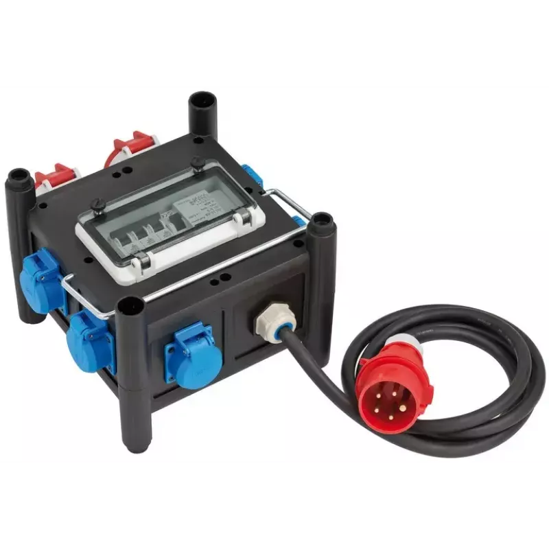 Power Extension Brennenstuhl 1153690200 2m 7 AC Outlets Indoor Black Blue Red