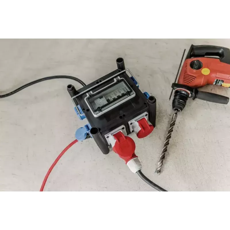 Power Extension Brennenstuhl 1153690200 2m 7 AC Outlets Indoor Black Blue Red