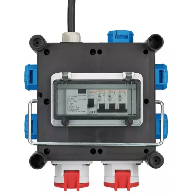 Power Extension Brennenstuhl 1153690200 2m 7 AC Outlets Indoor Black Blue Red