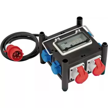 Power Extension Brennenstuhl 1153690200 2m 7 AC Outlets Indoor Black Blue Red
