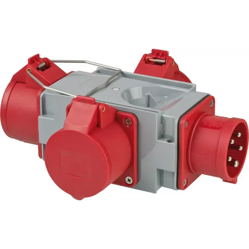 Power Plug Adapter Brennenstuhl 1081640 400V 16A Grey Red