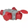 Power Plug Adapter Brennenstuhl 1081640 400V 16A Grey Red