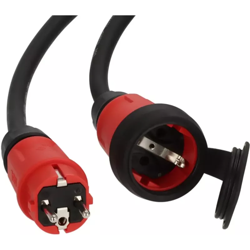 Power Extension Brennenstuhl 9161050110 5m 1 AC Outlet Indoor Outdoor Black Red
